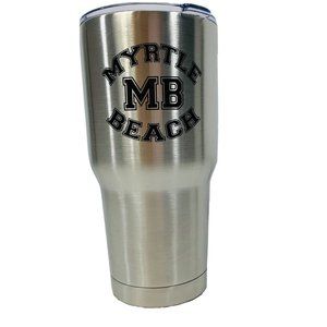 Davine 40oz Double Stainless Steel Wall Insulated Tumbler Hot Cold Myrtle Beach